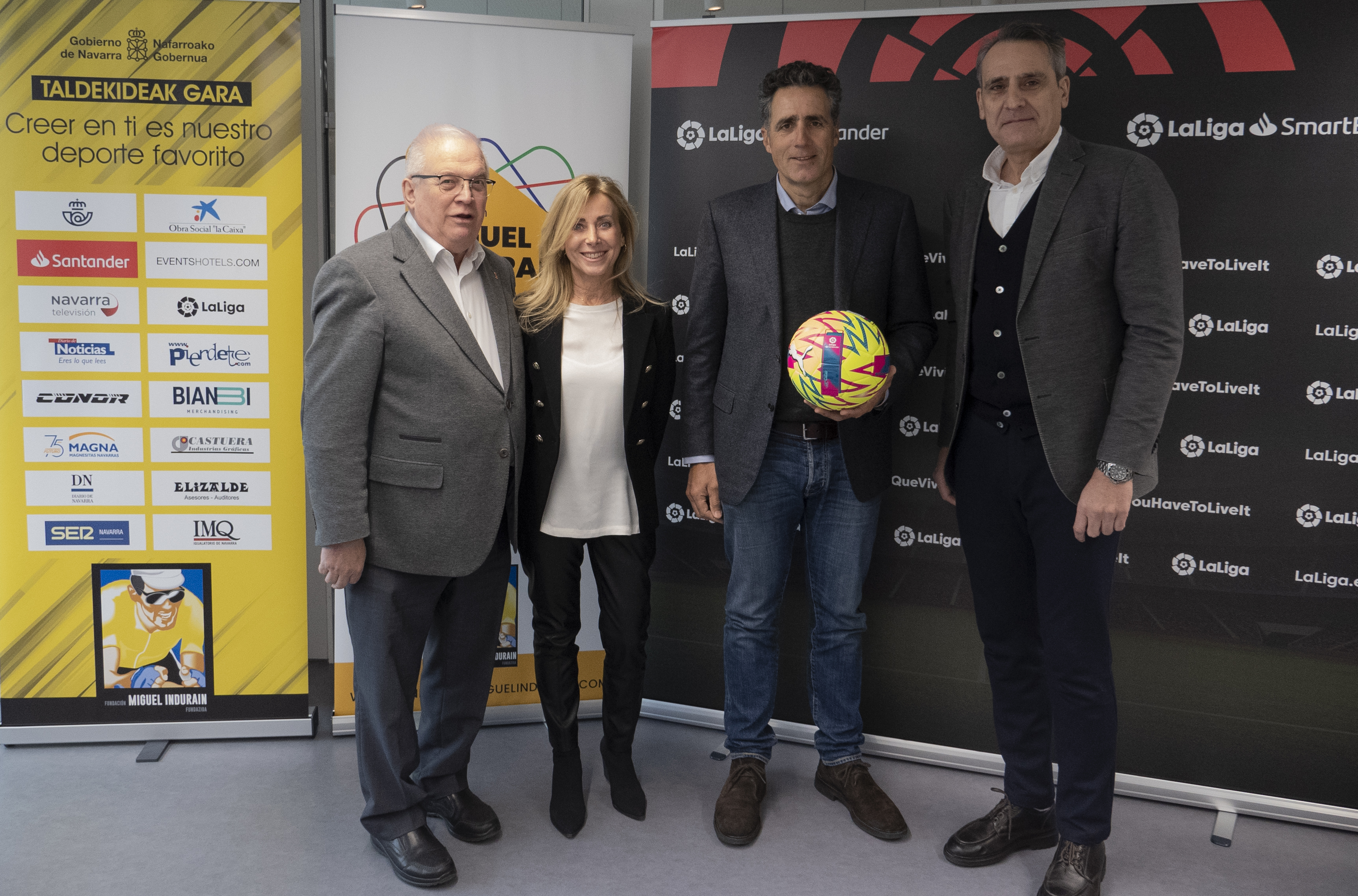La Fundaci&oacute;n Miguel Indur&aacute;in Fundazioa renueva su acuerdo de colaboraci&oacute;n con LaLiga
